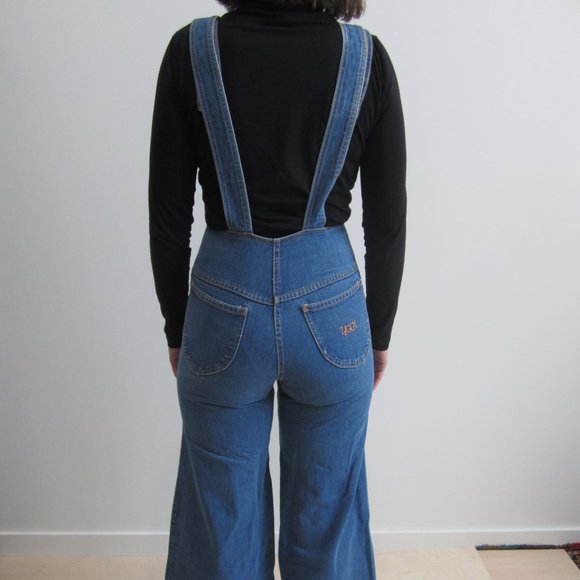 Ziggy 70s crop flare overalls - Picture 7 of 14